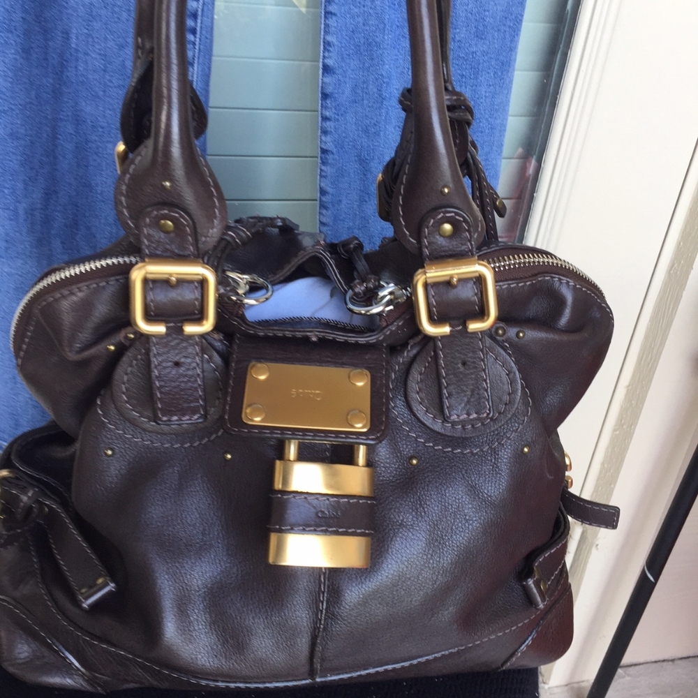Authentic Chloe Padlock Bag